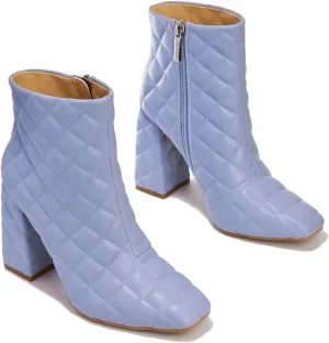 Cape Robbin Women Chunky Block High Heels Booties