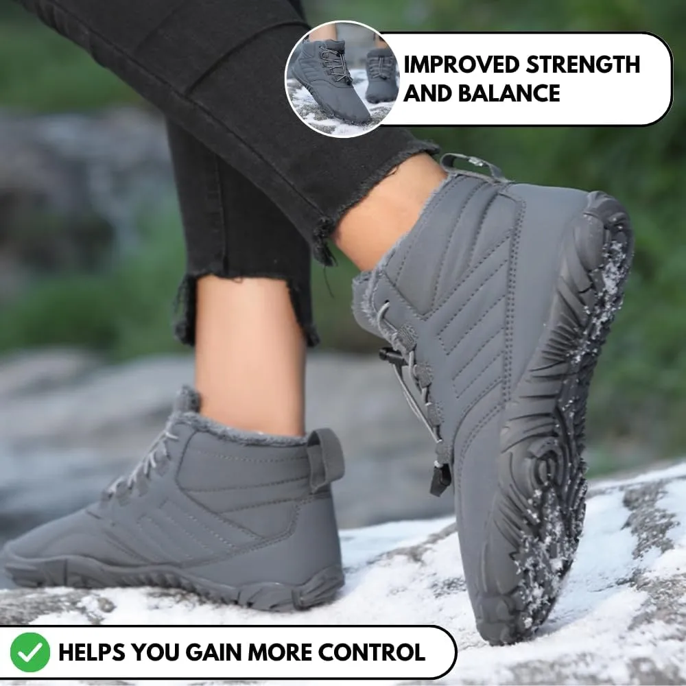 Caspar Pro HF - Non-slip and Comfortable Winter Barefoot Shoes Provide Warmth and Support, Walking Boots For Women Men Unisex
