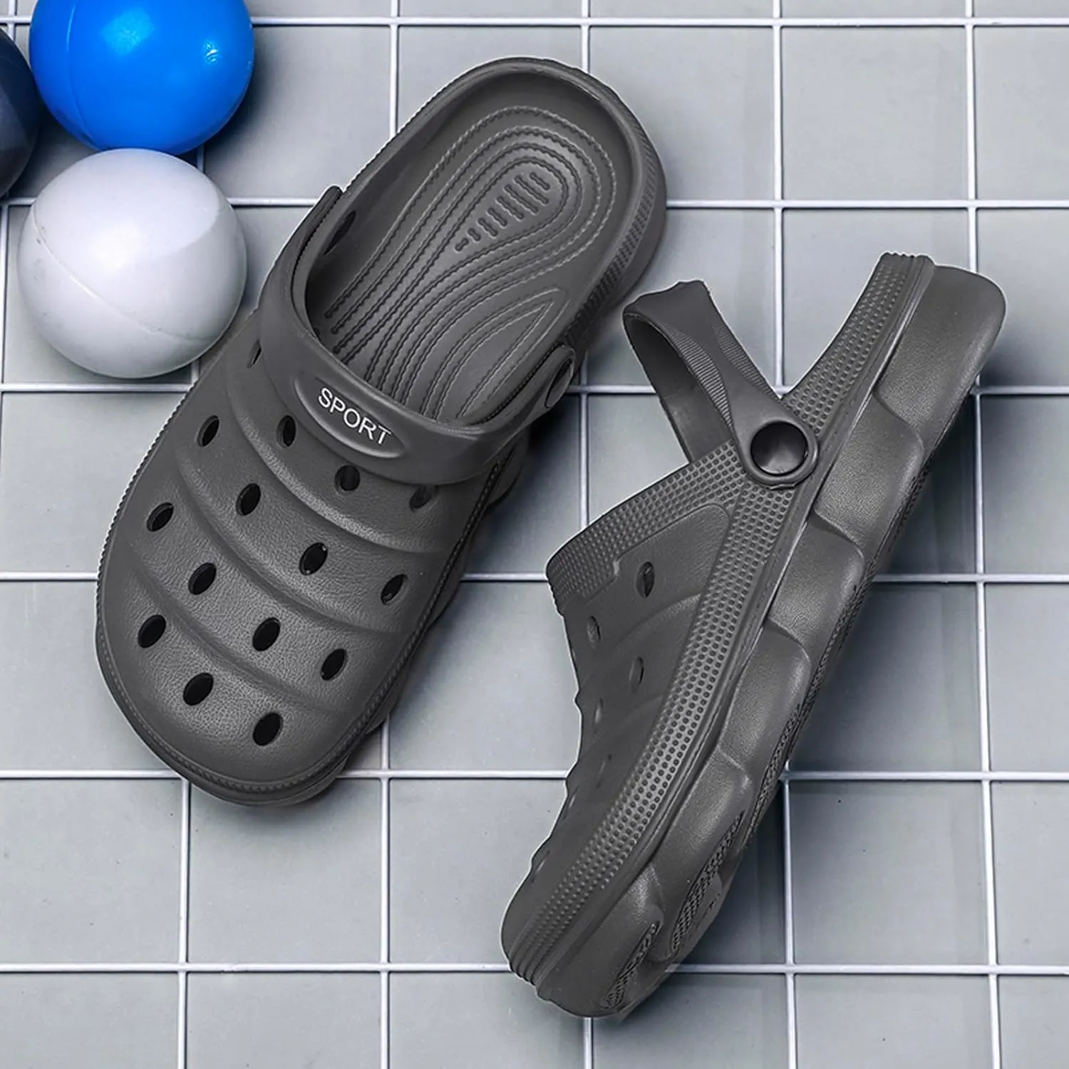 CERYTHRINA Unisex Adult Clogs Herren Damen Leichte Eva rutschfest Lüftung Sommer Mode Sandalen Weiche Sohle Gartenschuhe Beach Aqua Slippers