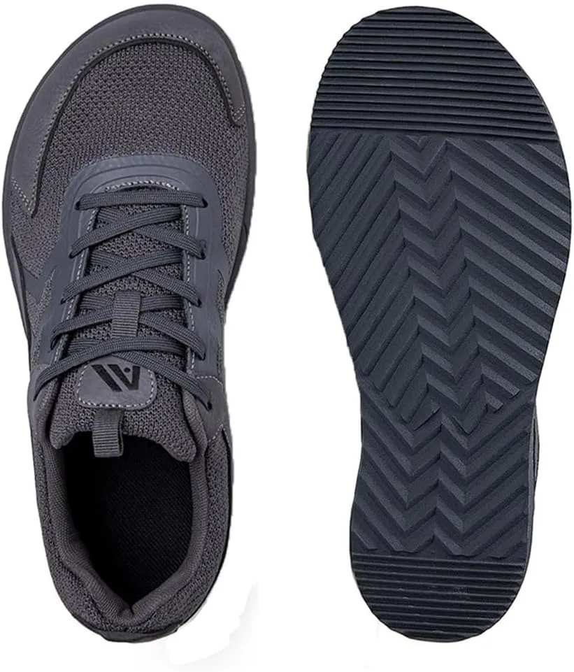 CFVKPT Mens Wide Shoes Non Slip Walking Sneakers Breathable Comfortable Casual Barefoot Shoes