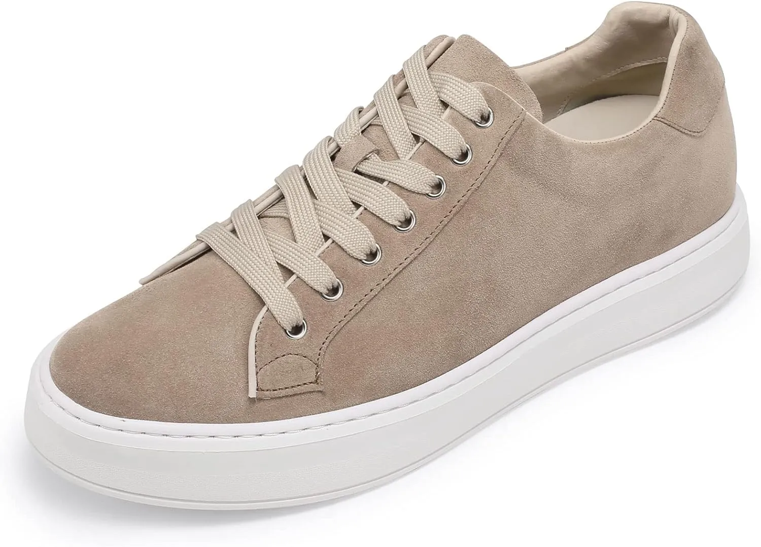 CHAMARIPA Men's Invisible Height Increasing Elevator Shoes Sneakers Lifting Shoes Taller Hidden Heel Trainers