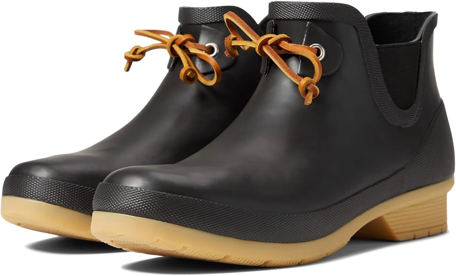 Chooka Women's Classic Tie Waterproof Bootie Rain Boot