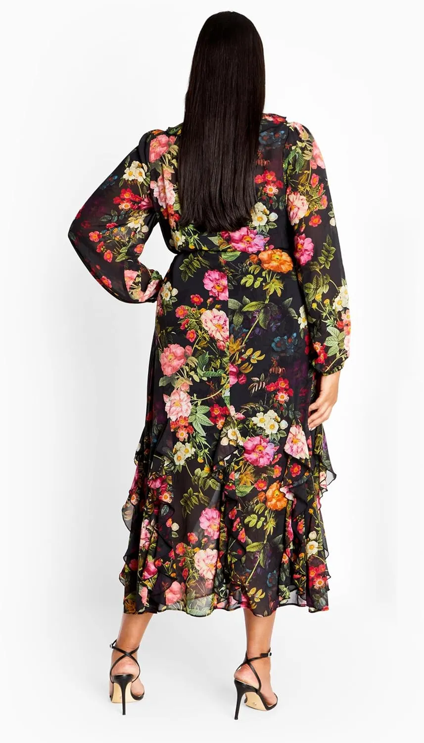 City Chic Women's Plus Size Maxi Dress - Bridgette Print