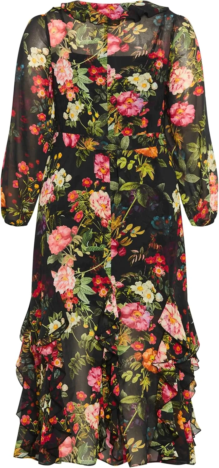 City Chic Women's Plus Size Maxi Dress - Bridgette Print