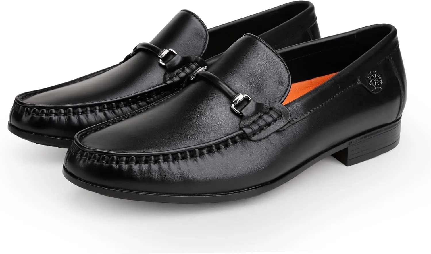 Classic Dress Shoes for Mens, Leather Comfort Penny Loafers Driving Causal Slip-on Loafers for Mens