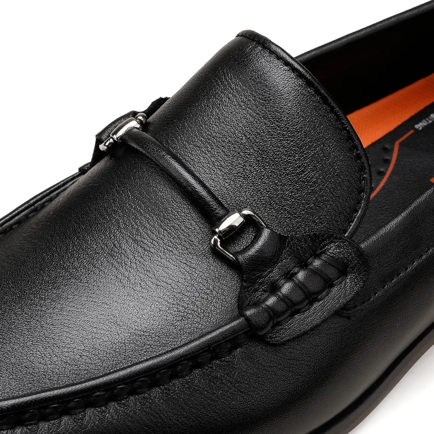 Classic Dress Shoes for Mens, Leather Comfort Penny Loafers Driving Causal Slip-on Loafers for Mens