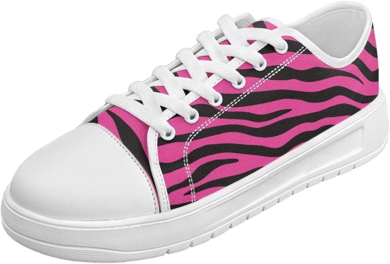 Classic Fashion Sneakers Canvas Shoes for Women Lace Up Low Top Canvas Casual Sneakers Lightweight Breathable Wide Toe Shoes