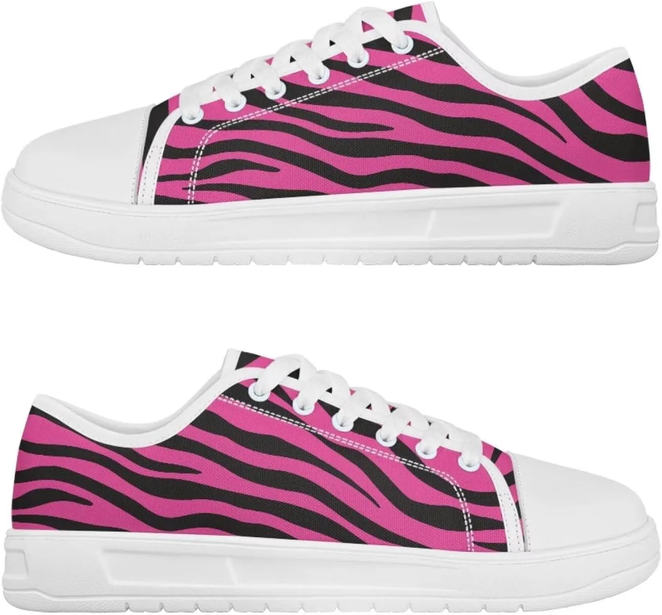 Classic Fashion Sneakers Canvas Shoes for Women Lace Up Low Top Canvas Casual Sneakers Lightweight Breathable Wide Toe Shoes