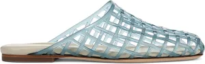 Clear Jelly Shoes for Women Slip on Jelly Mesh Slides Sandals Comfortable Closed Toe Jelly Flats Sandals Jelly Summer Beach Sandals.