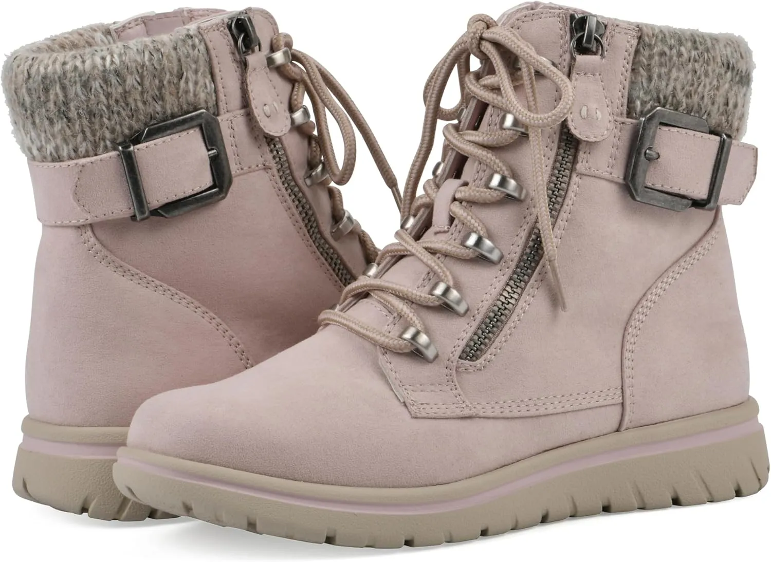 CLIFFS BY WHITE MOUNTAIN Women's Hearten Cushioned City Hiker Ankle Bootie