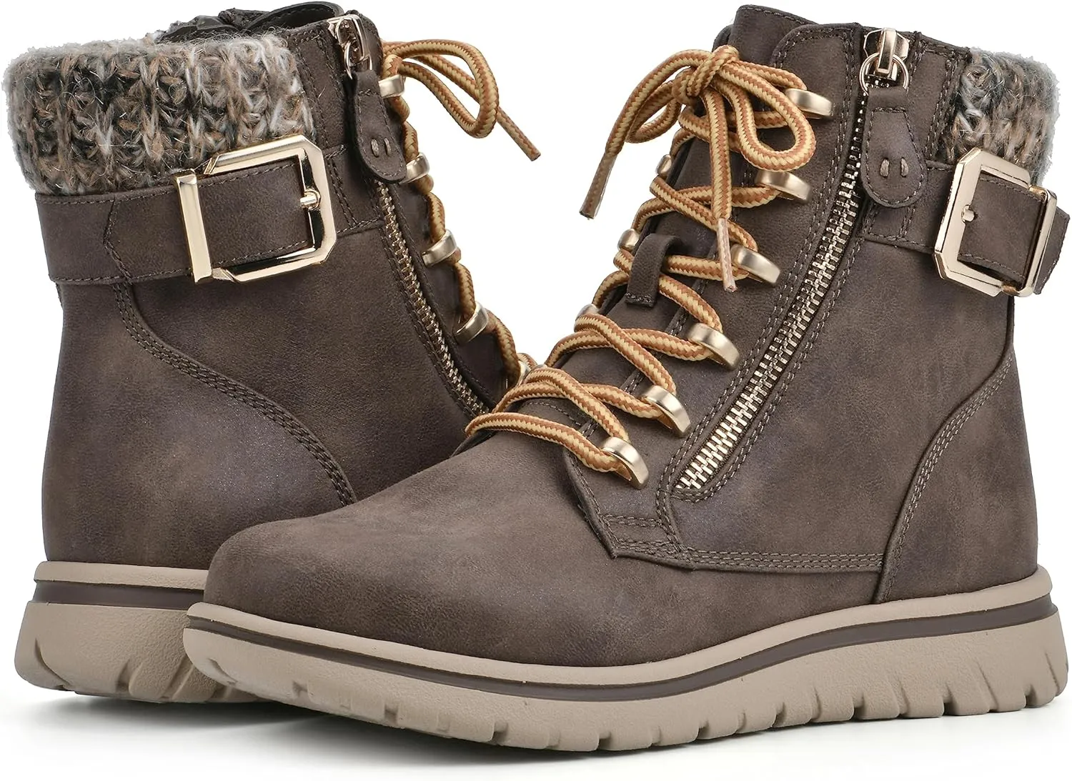CLIFFS BY WHITE MOUNTAIN Women's Hearten Cushioned City Hiker Ankle Bootie