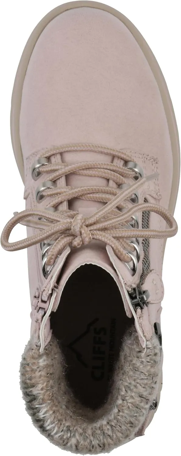 CLIFFS BY WHITE MOUNTAIN Women's Hearten Cushioned City Hiker Ankle Bootie