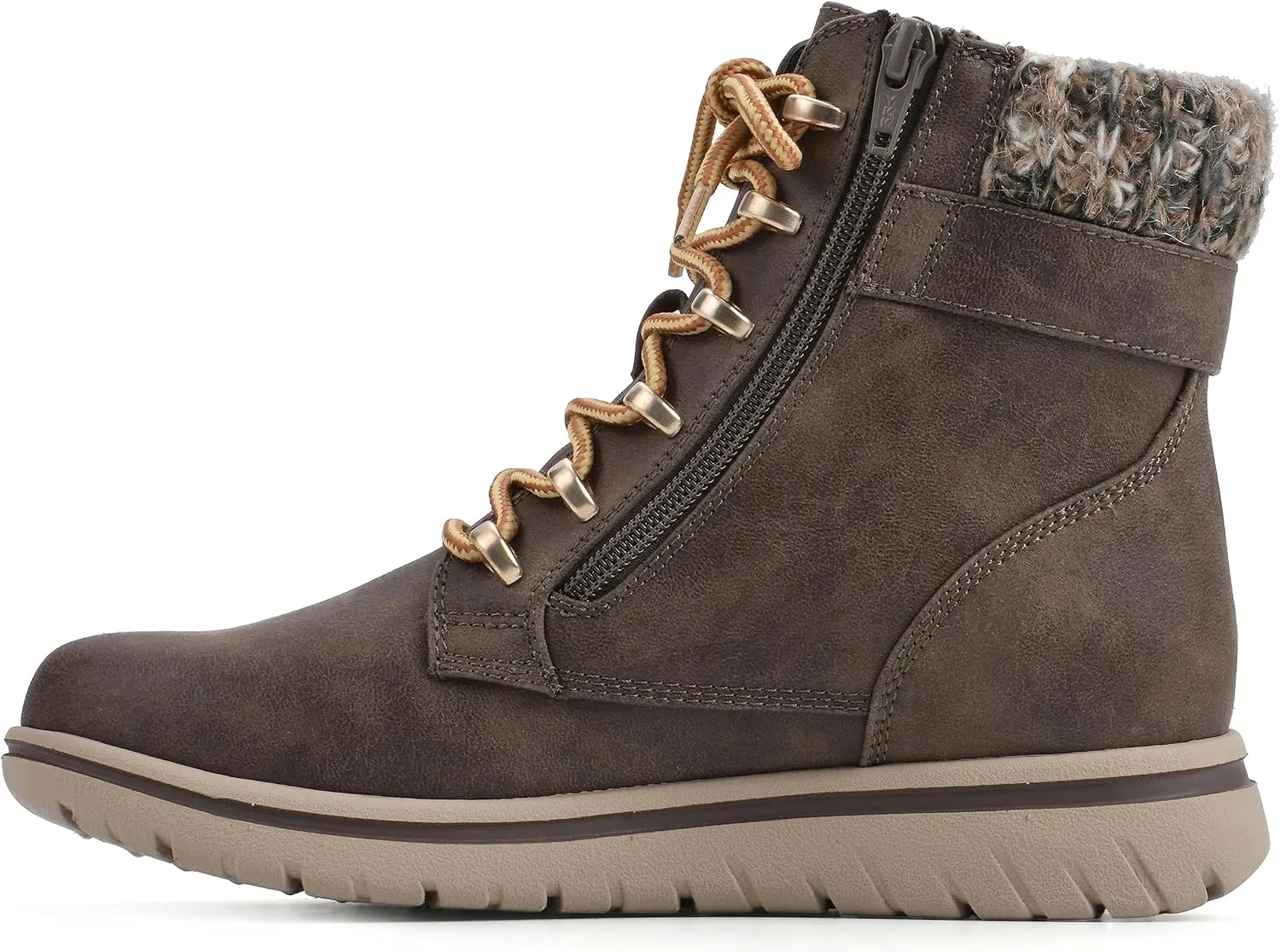 CLIFFS BY WHITE MOUNTAIN Women's Hearten Cushioned City Hiker Ankle Bootie