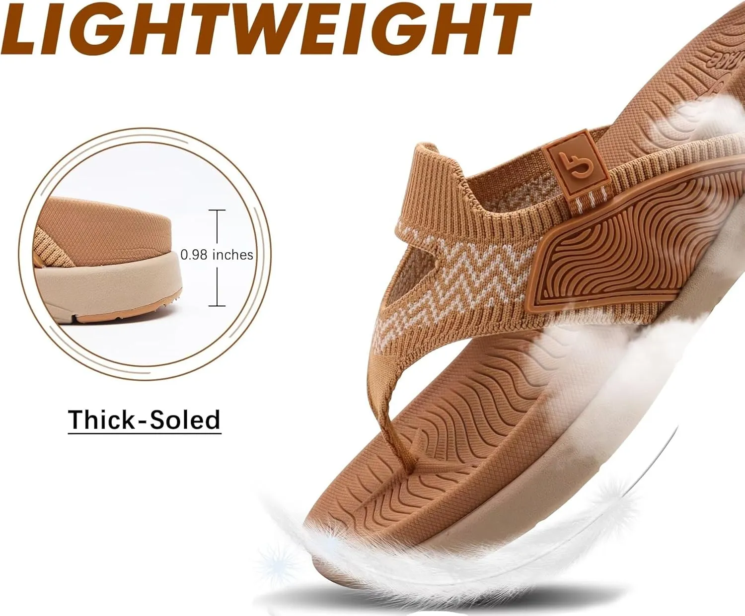 COFACE Womens Fashion Orthotic Flip Flops Recovery Walking Lightweight Athletic Thick Yoga Mat Cushion Thong Sandals With Comfortable Plantar Fasciitis Arch Support