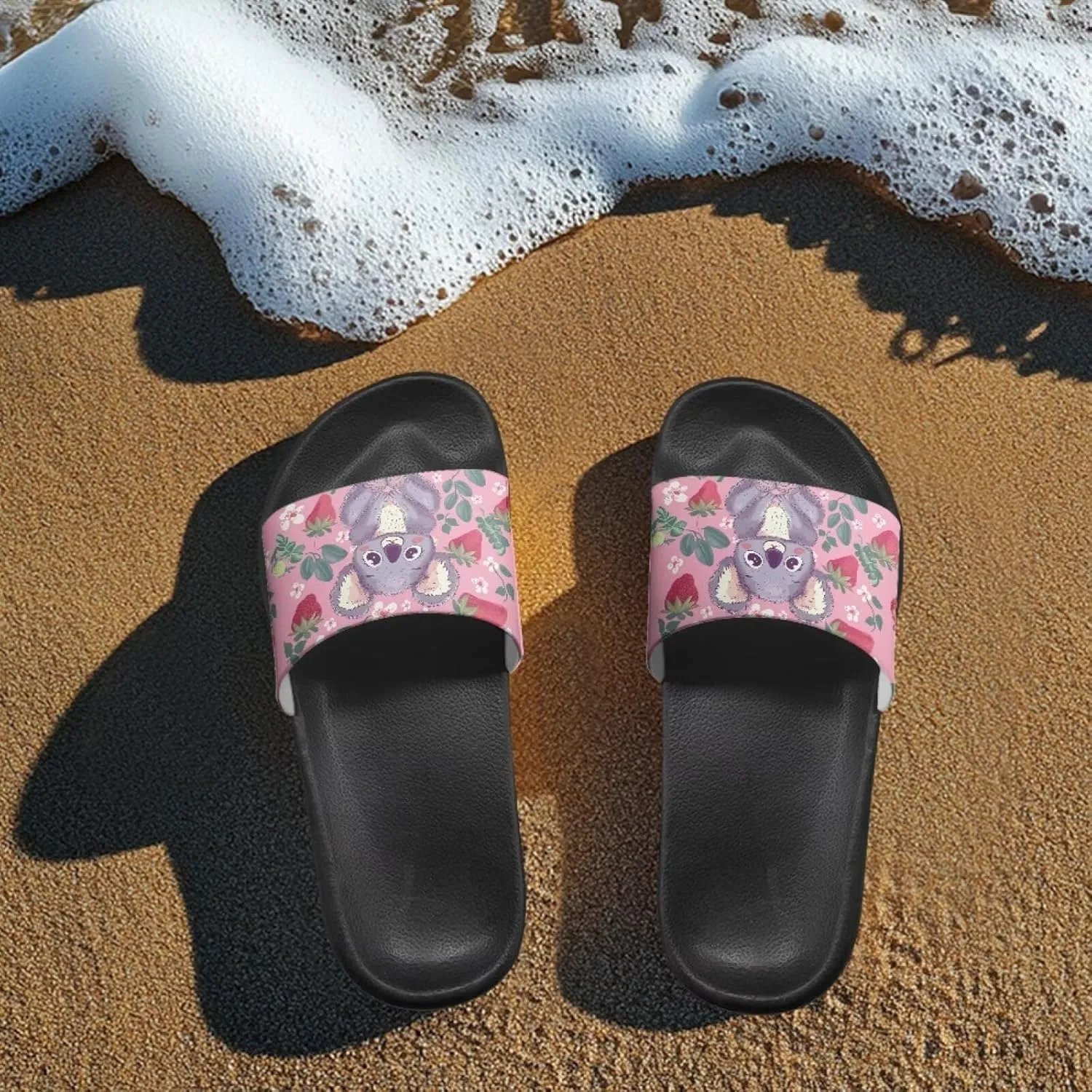 Coloranimal Slippers for Women Summer Beach Sandals House Slippers Shower Shoes Slide Sandals Women Non Slip Beach Shoes