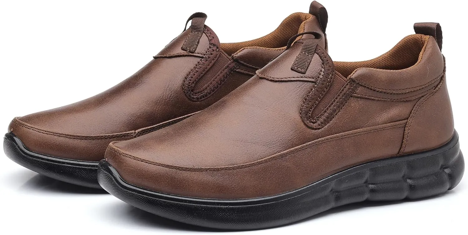 Coramtty Mens Loafers Slip on Casual Shoes Comfort Lightweight Walking Driving Business Daily Flats Outdoor