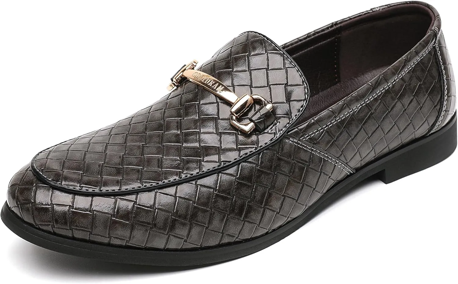 COSIDRAM Men's Dress Shoes Oxfords Slip on Classic Modern Formal Leather Shoes Casual Loafers