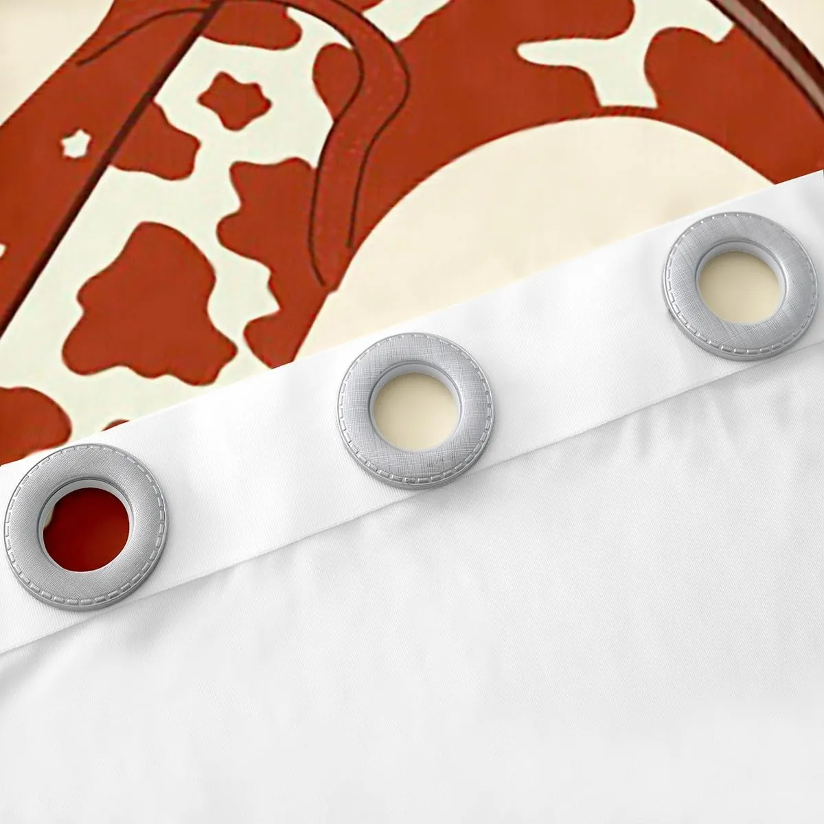 Cowboy Curtains for Bedroom 52Wx90L,Western Boots Hats Texas Star Horseshoe Tribal Windows Drapes Block 30%-50% Light,Rustic Cowhide Desert Cactus Sunflower Yellow Grommet Window Treatment,2 Panels