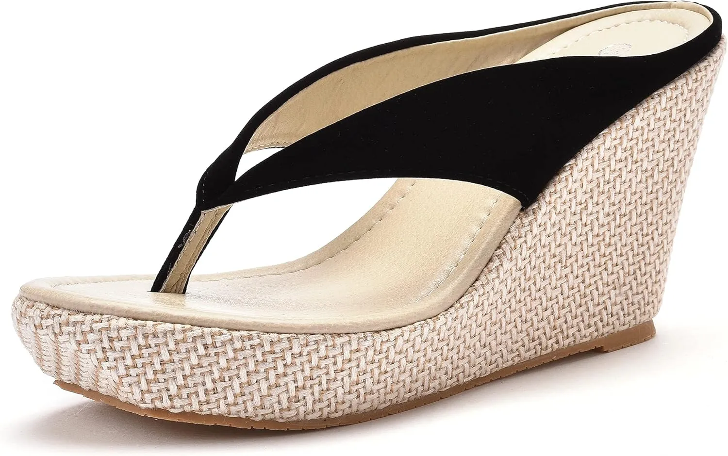 Crystal Queen Women Beach Sandals Platform Wedges Sandals High Heels Wedges Slippers Flip Flops White Flip Flops Plus Size