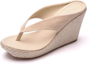 Crystal Queen Women Beach Sandals Platform Wedges Sandals High Heels Wedges Slippers Flip Flops White Flip Flops Plus Size