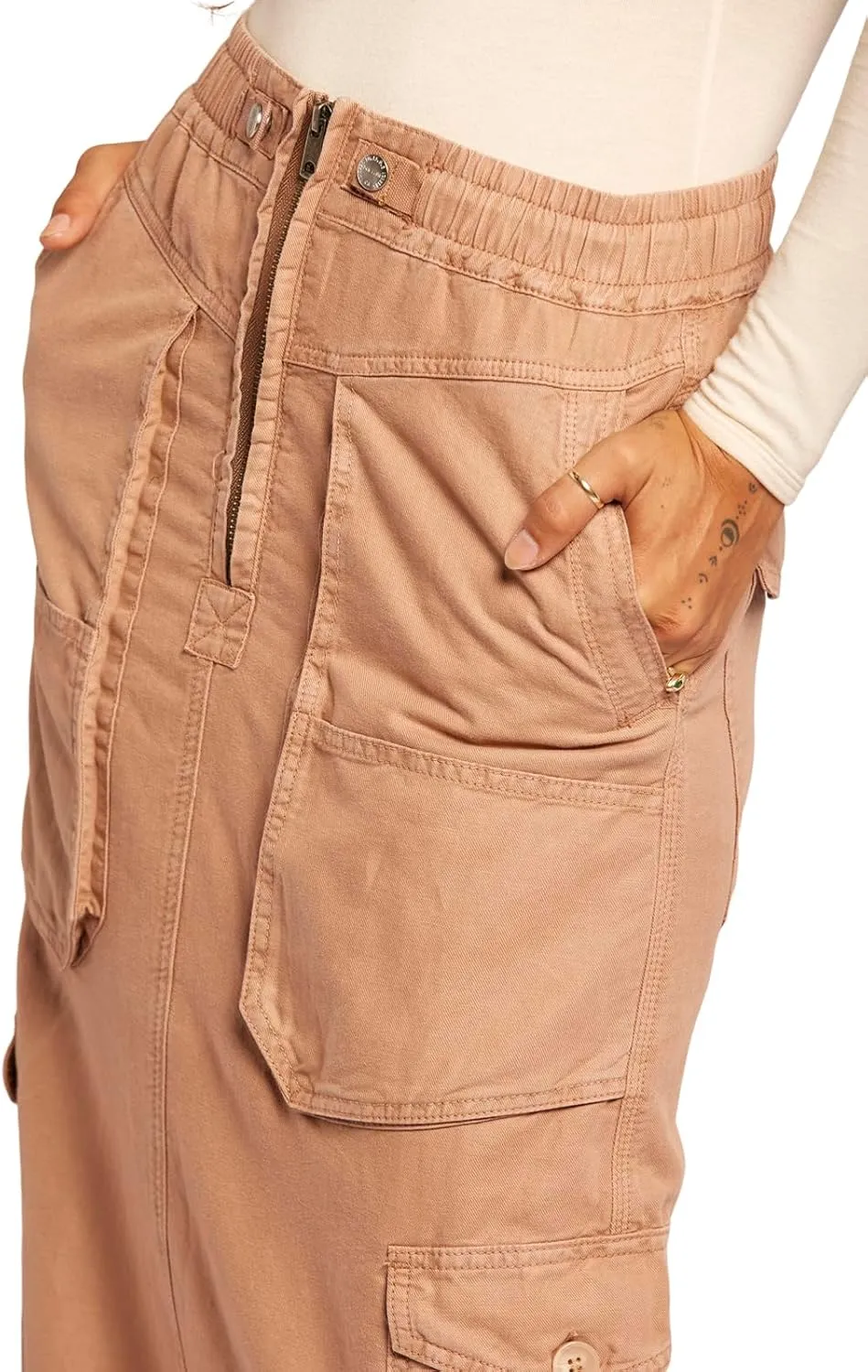 Current/Elliott Women's The Article Cargo Maxi Skirt