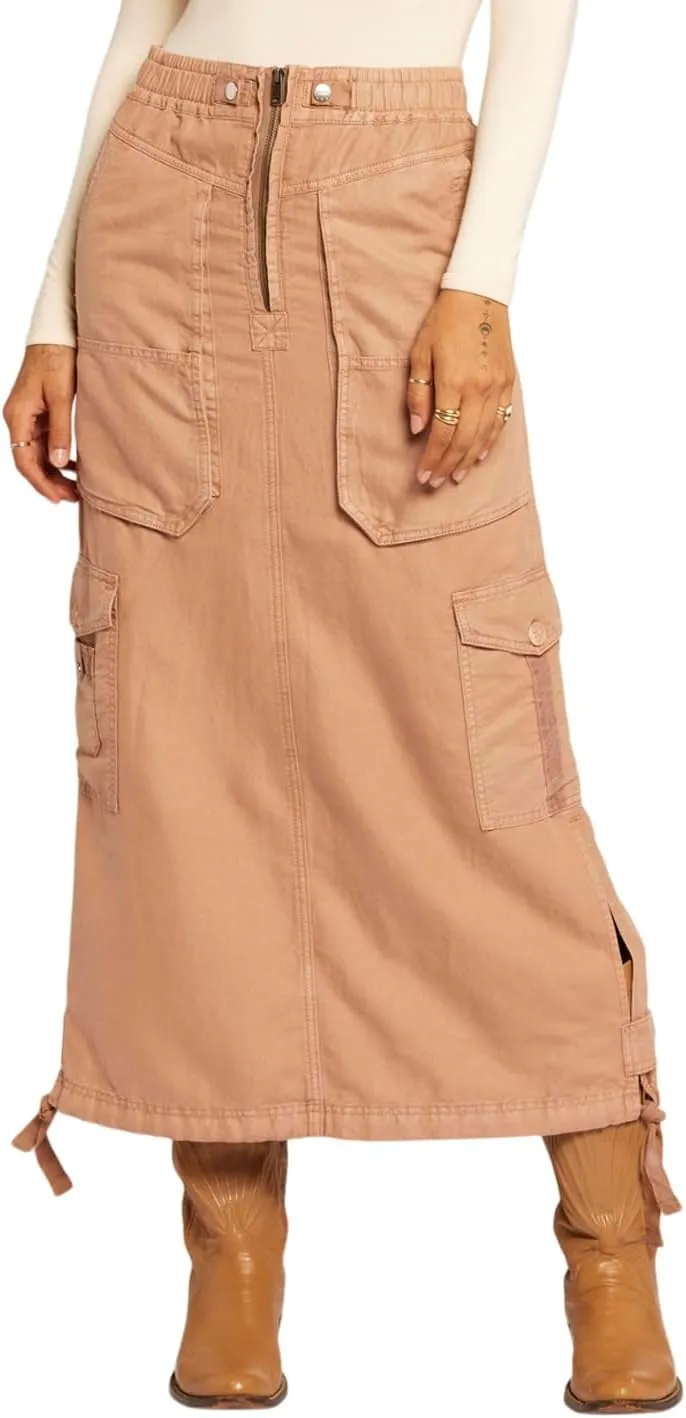 Current/Elliott Women's The Article Cargo Maxi Skirt