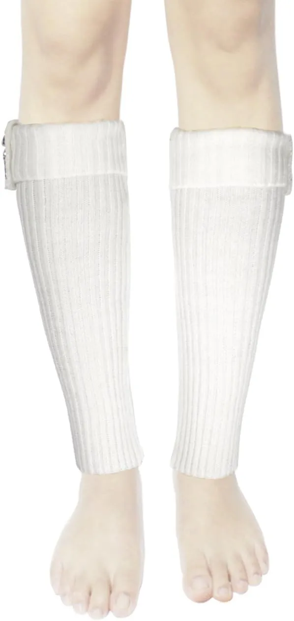 Dahlia Women's Leg Warmers & Boot Cuffs - Synthetic Wool, Cable Knit