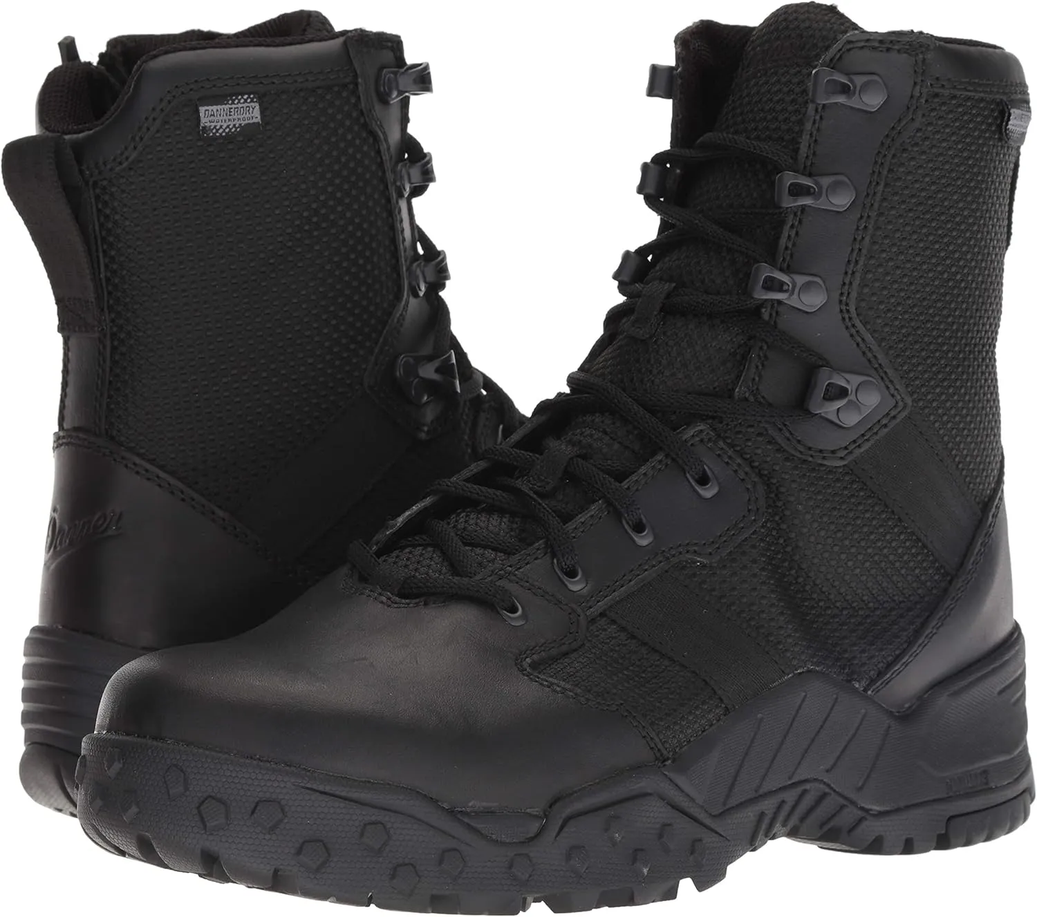 Danner Men's Scorch Side-Zip 8" Black Danner Dry Work Boot