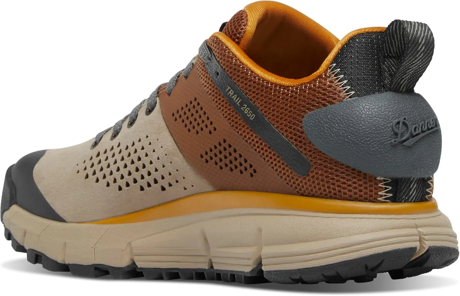 Danner Trail 2650 3” Hiking Shoes for Women - Durable Suede & Textile Upper with Breathable Mesh Lining, Ortholite Footbed & Vibram Traction Outsole