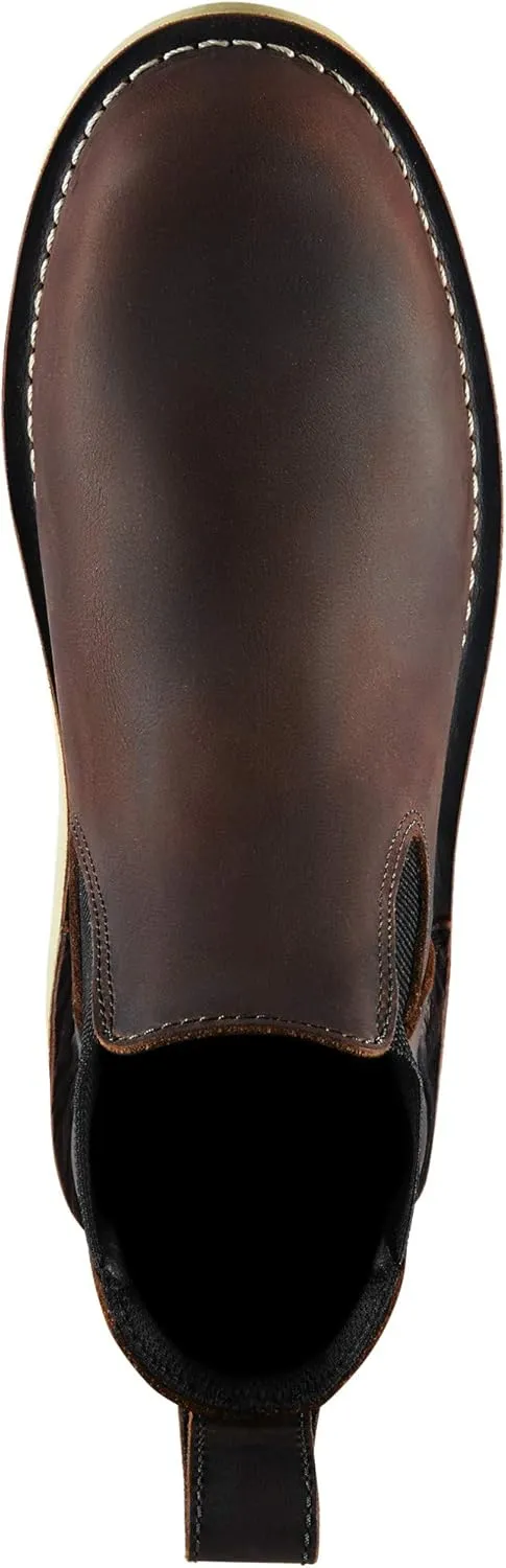 Danner Women's 15482 6.5" Work Boot Bull Run Chelsea 5" Brown Wedge