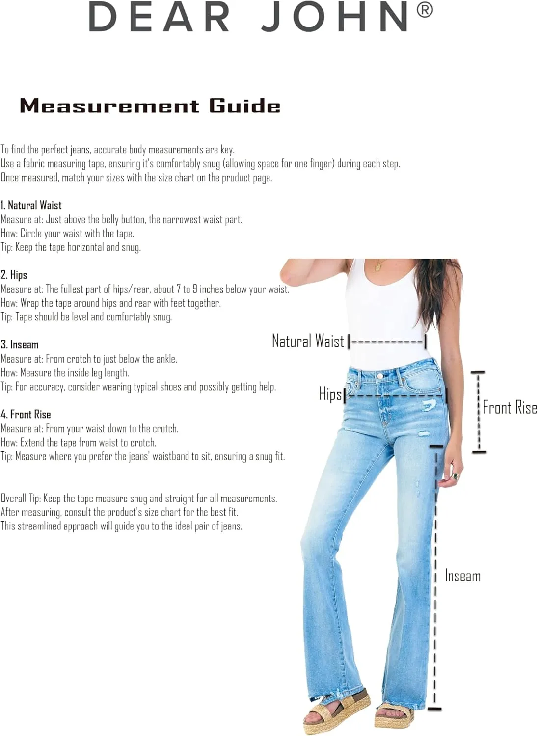 DEAR JOHN Jaxtyn Bootcut Women's Jeans Mid Rise Classic Comfort Stretch Denim