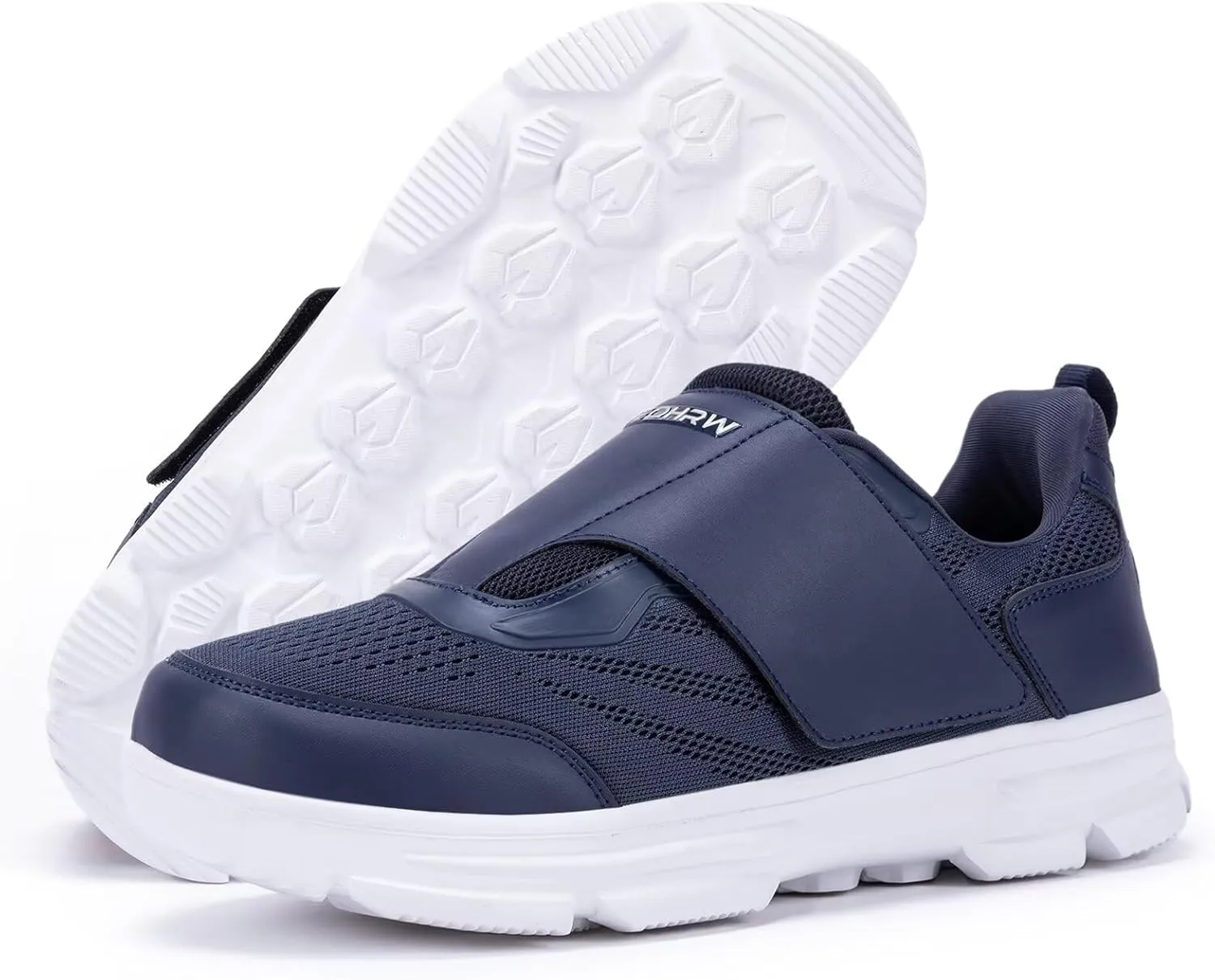 Diabetic Shoes for Men Extra Wide Walking Shoes Swollen Feet Shoes for Neuropathy Adjustable Closure with Arch Support