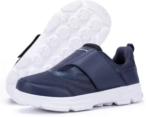 Diabetic Shoes for Men Extra Wide Walking Shoes Swollen Feet Shoes for Neuropathy Adjustable Closure with Arch Support