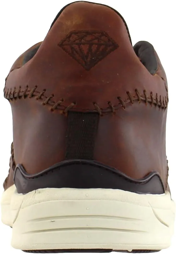 Diamond Supply Co. Mens Trek Low Lace Up Sneakers Shoes Casual - Brown