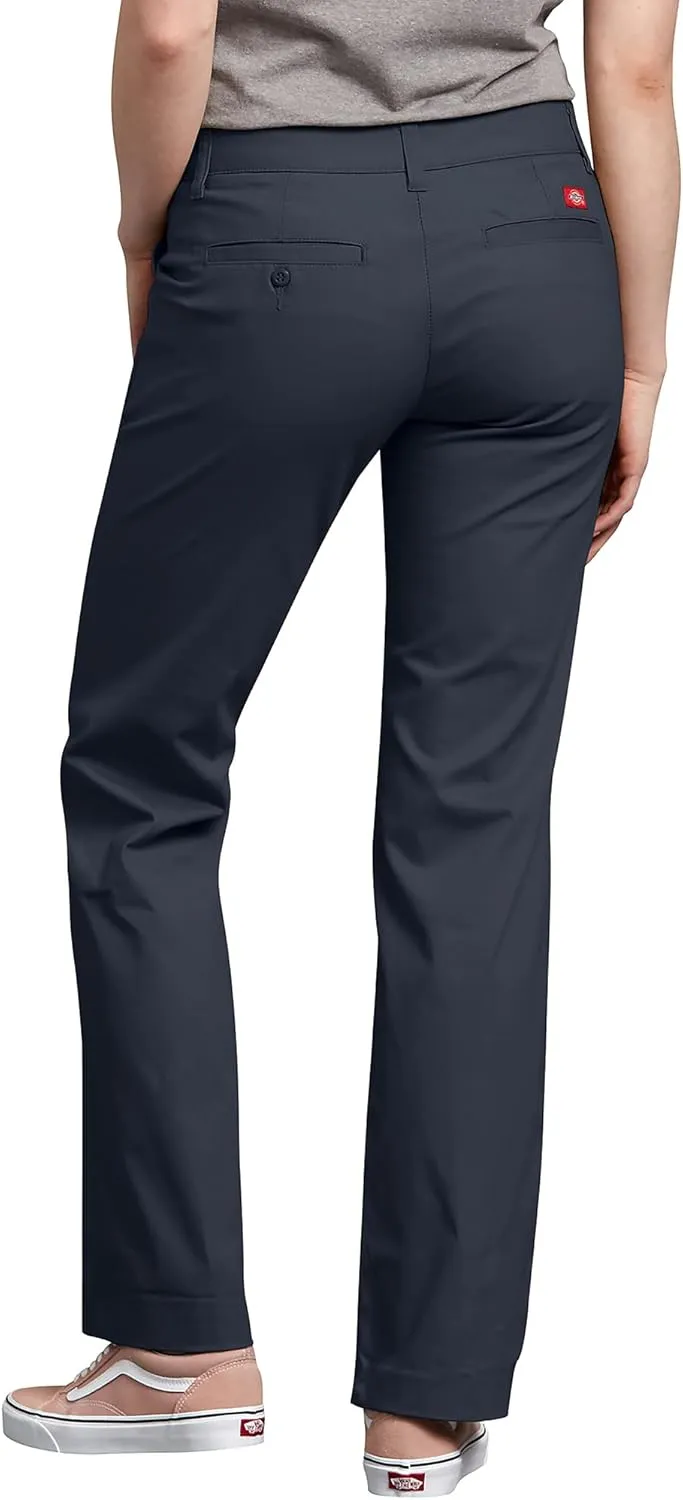 Dickies Women's Relaxed Straight Stretch Twill Pant