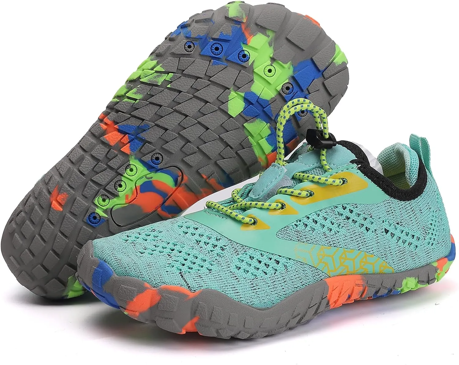 DimaiGlobal Kids Barefoot Shoes Boys Trail Running Shoes Girls Running Shoes Sneakers Athletic Tennis Shoes Toddler Little Kid Big Kid