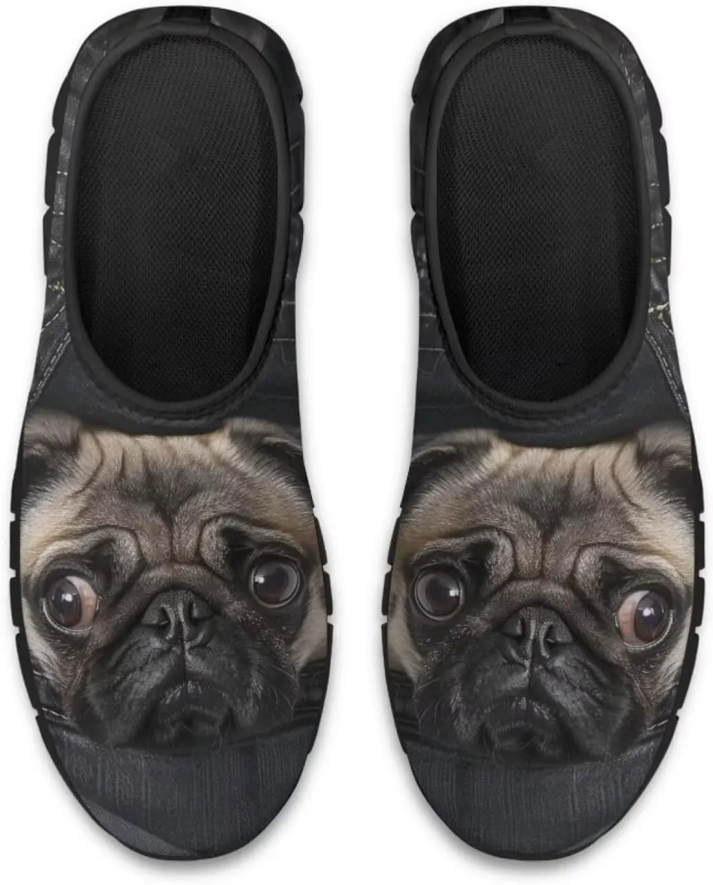 Dog Design Men Slip-on Shoes Loafers Low Top Casual Mesh Shoes with Arch Support Insole Business Work Outdoor Sneaker