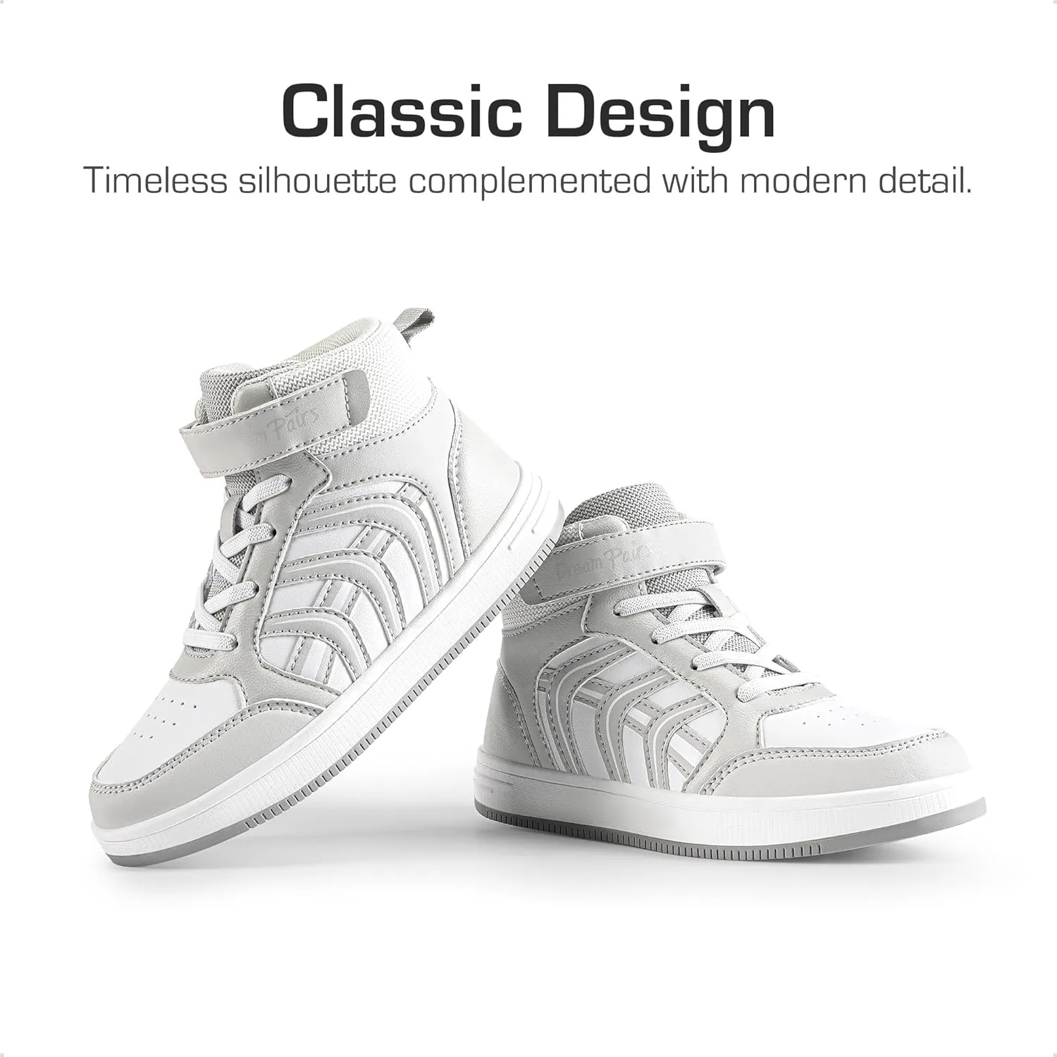 DREAM PAIRS Boys Girls Sneaker High Top Basketball Shoes Kids LilLegends JuniorFly Jumpers Sports Shoes for Athletic School Gym