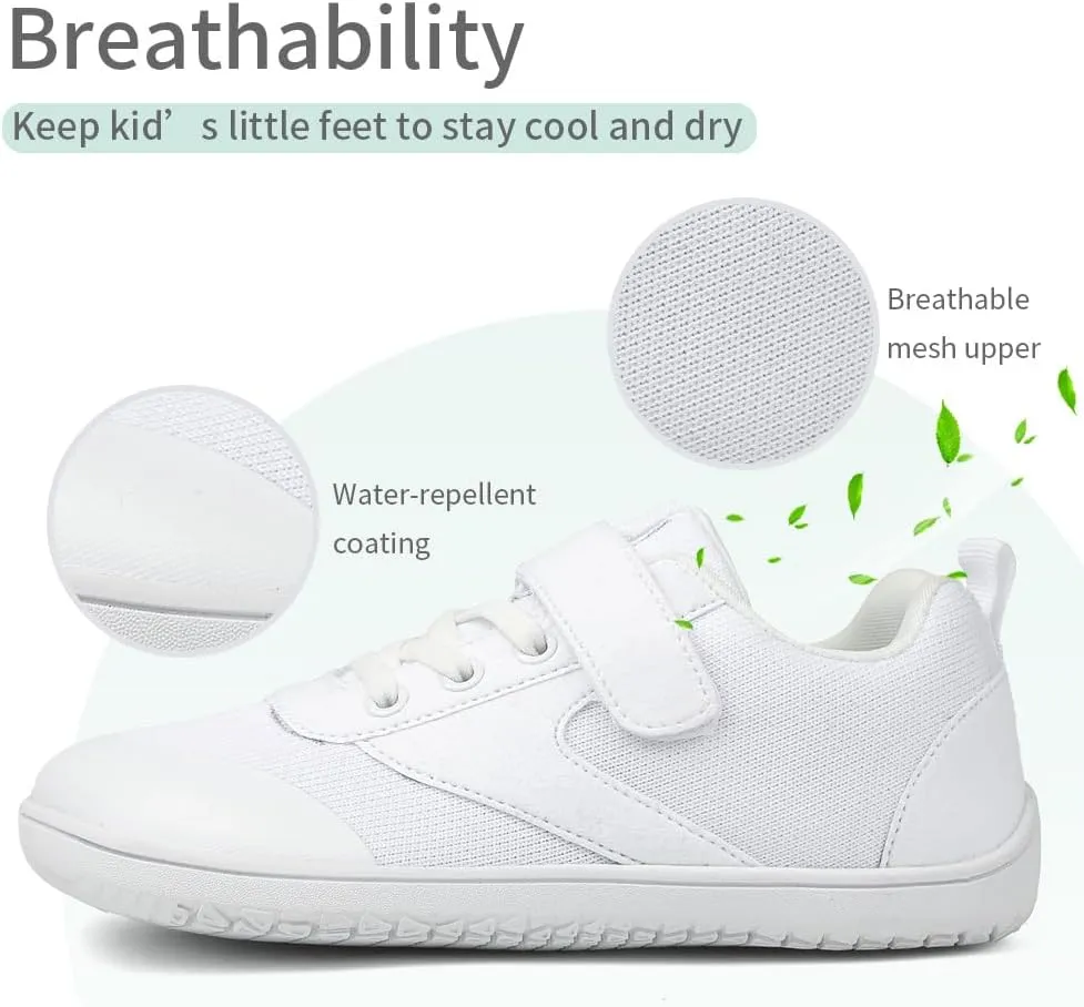 Drecage Toddler Kids Barefoot Shoes Boys Girls Sneakers Breathable Tennis Shoes Lightweight Walking Shoes