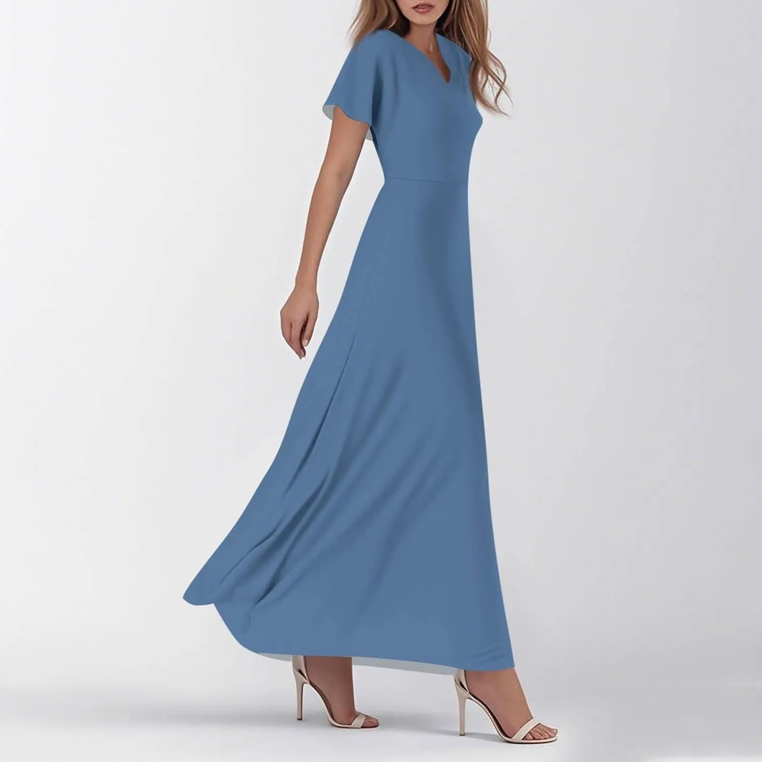 Easter Dress for Women 2025 Summer Beach Fashion Elegant Flower Modest Frocks Casual Cruise Outfits