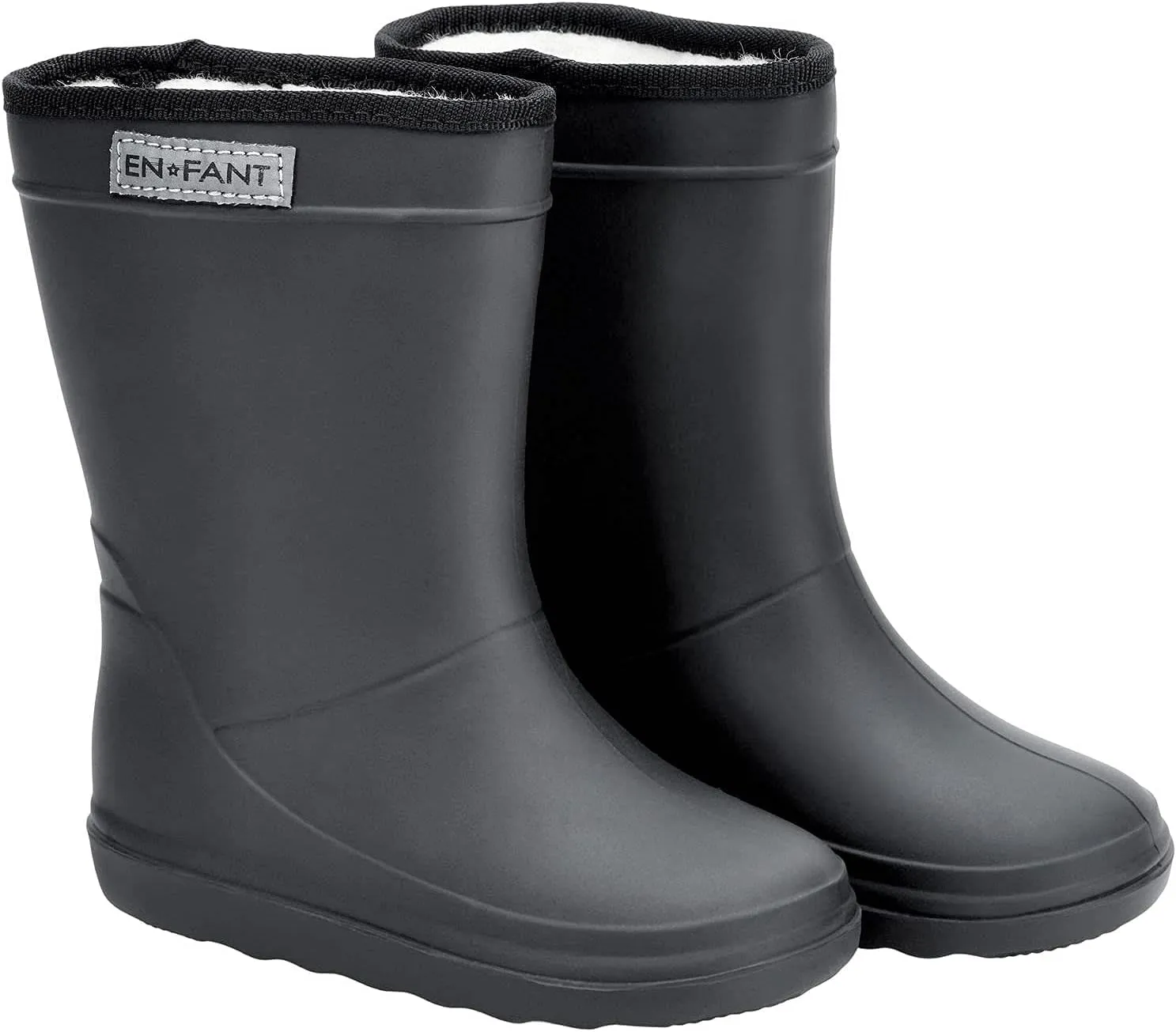 EnFant - PREMIUM Wool Lined Insulated Waterproof Winter Snow - Rain-Mud Boots - Sustainable and Recyclable NOTE: The boots run small. Please order 1  size larger