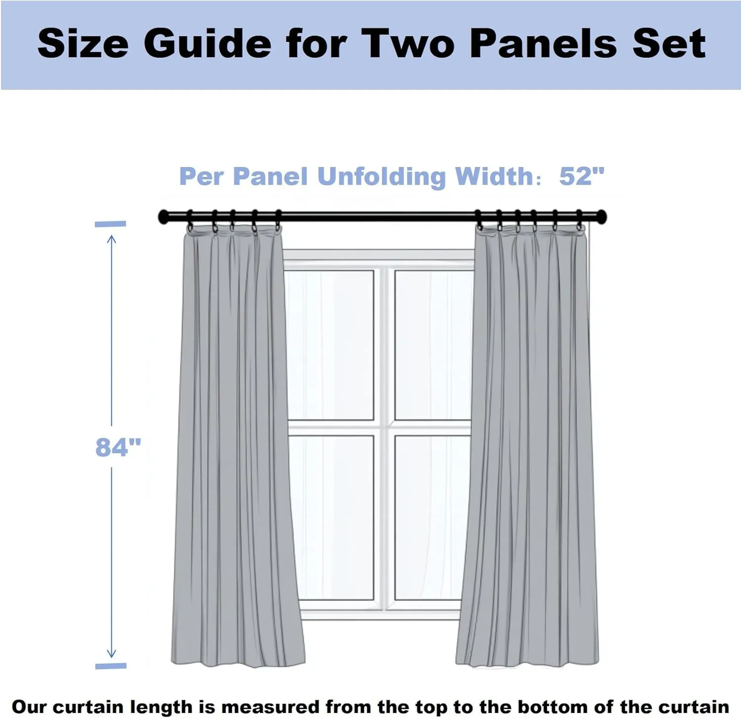 Erosebridal Cowboy Blackout Curtains 30-50%,Cowgirl Boots Hats Curtain,Southwestern Window Treatments,Blue Hippie Cow Pattern Curtains Drapes 2 Panels,52" Wx84 L