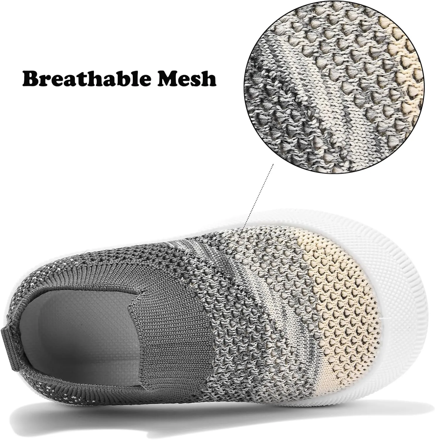Exegawe Baby Shoes Lightweight Mesh First Walking Shoes for Boys Girls Footwear Toddler Non Slip Sneakers