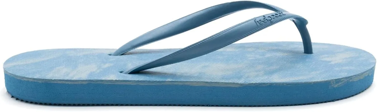 Feelgoodz Women's Slimz Core Natural Rubber Remix Flip Flops