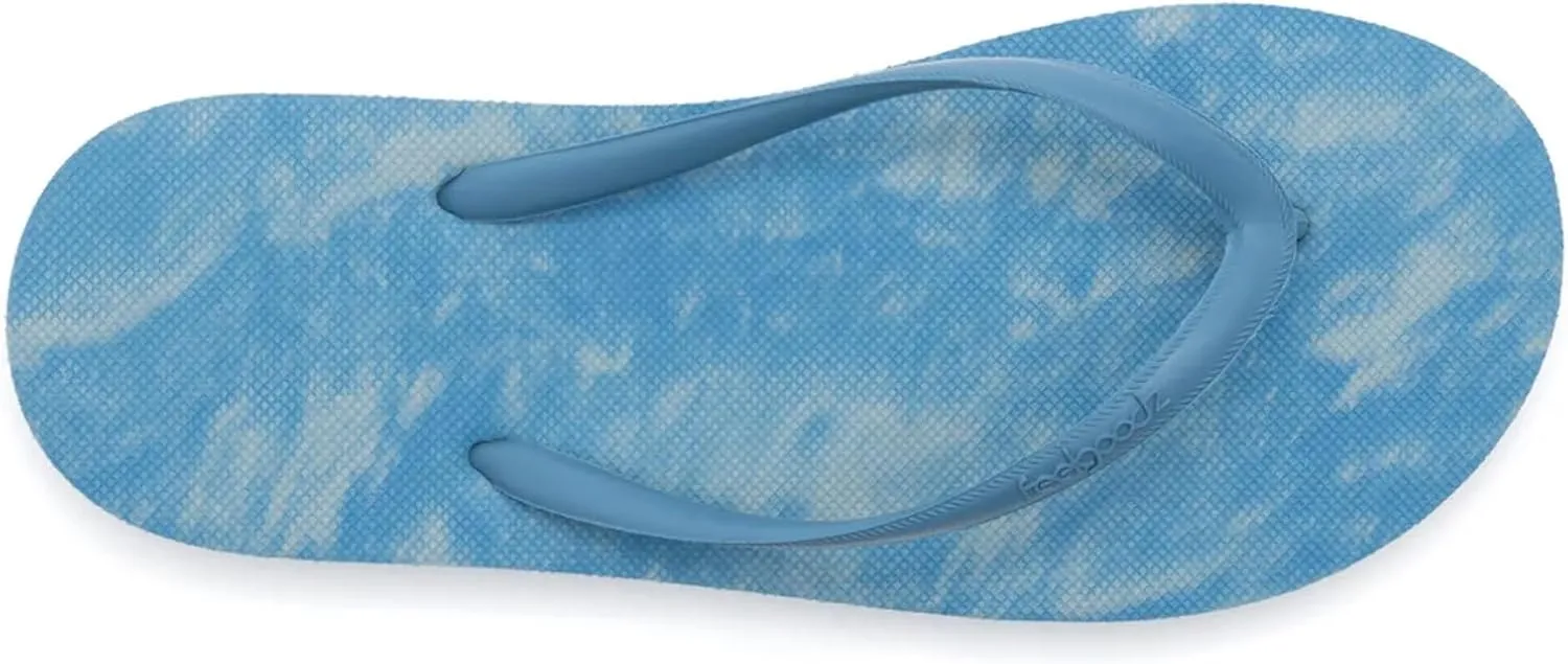 Feelgoodz Women's Slimz Core Natural Rubber Remix Flip Flops