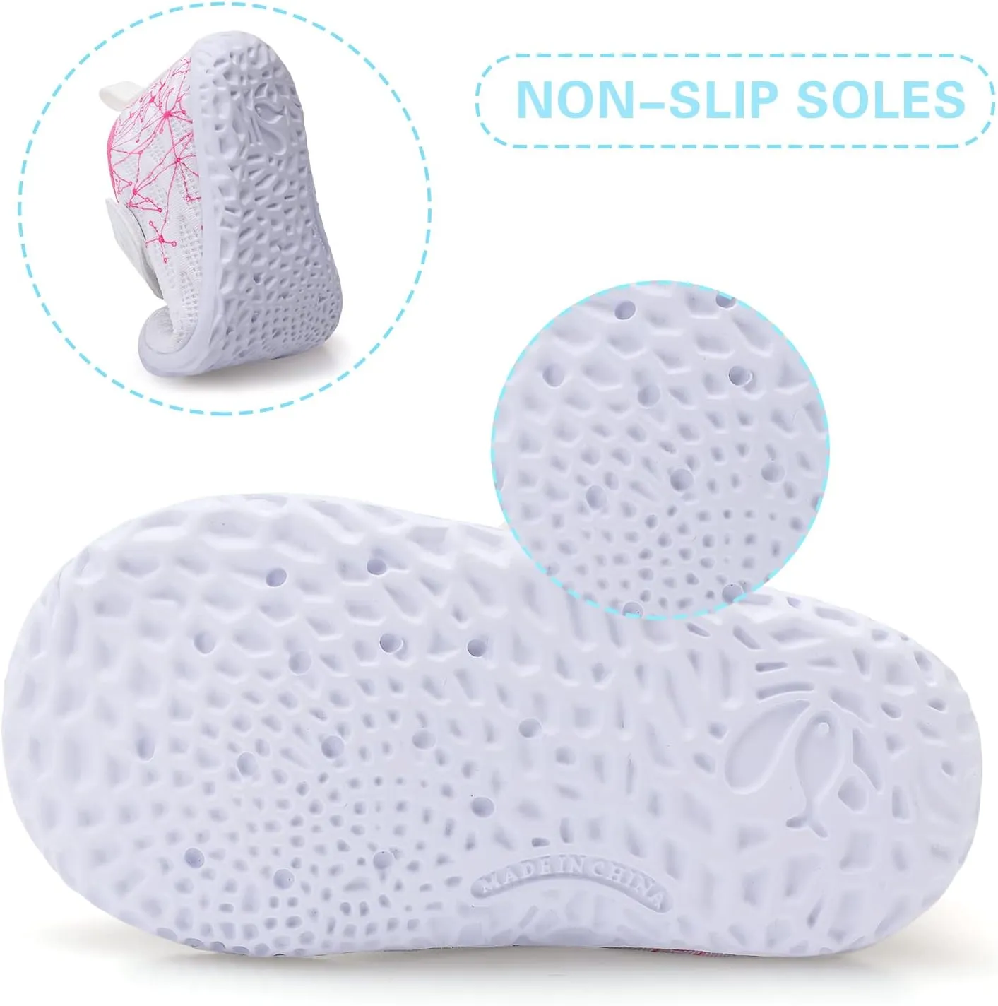 FEETCITY Baby Sneakers Boys Girls Infant Shoes First Walking Shoes Newborn Crib Shoes Toddler Slip On Shoes