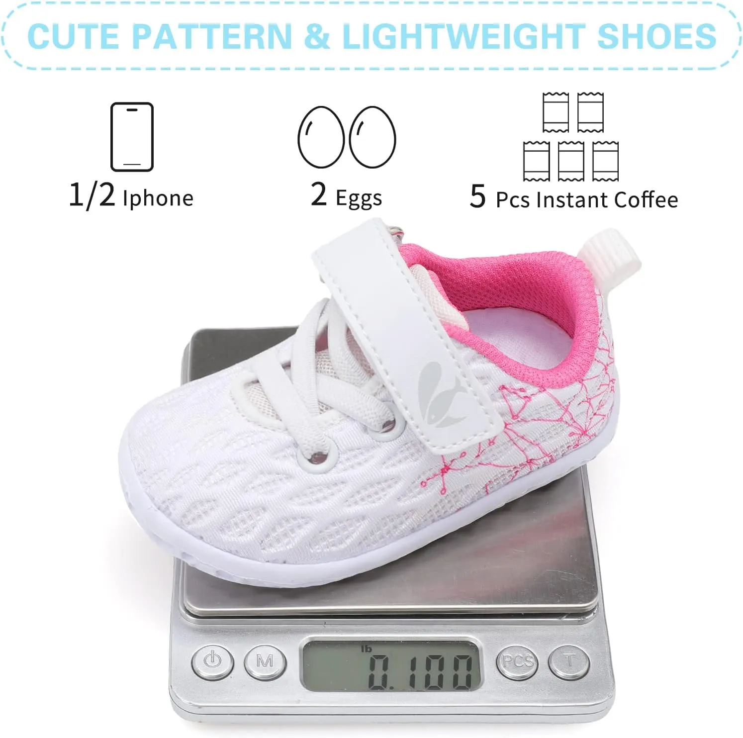 FEETCITY Baby Sneakers Boys Girls Infant Shoes First Walking Shoes Newborn Crib Shoes Toddler Slip On Shoes