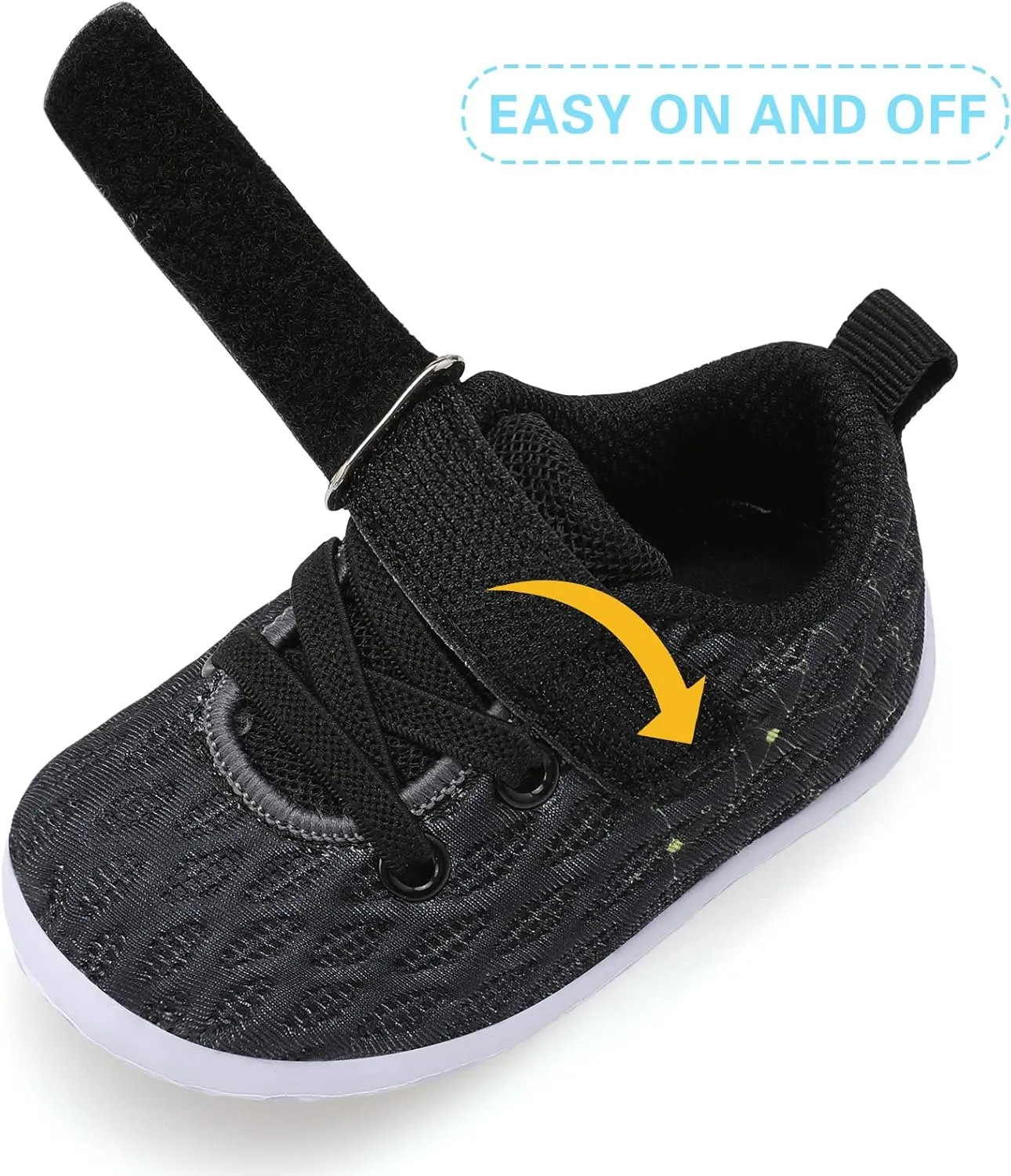 FEETCITY Baby Sneakers Boys Girls Infant Shoes First Walking Shoes Newborn Crib Shoes Toddler Slip On Shoes