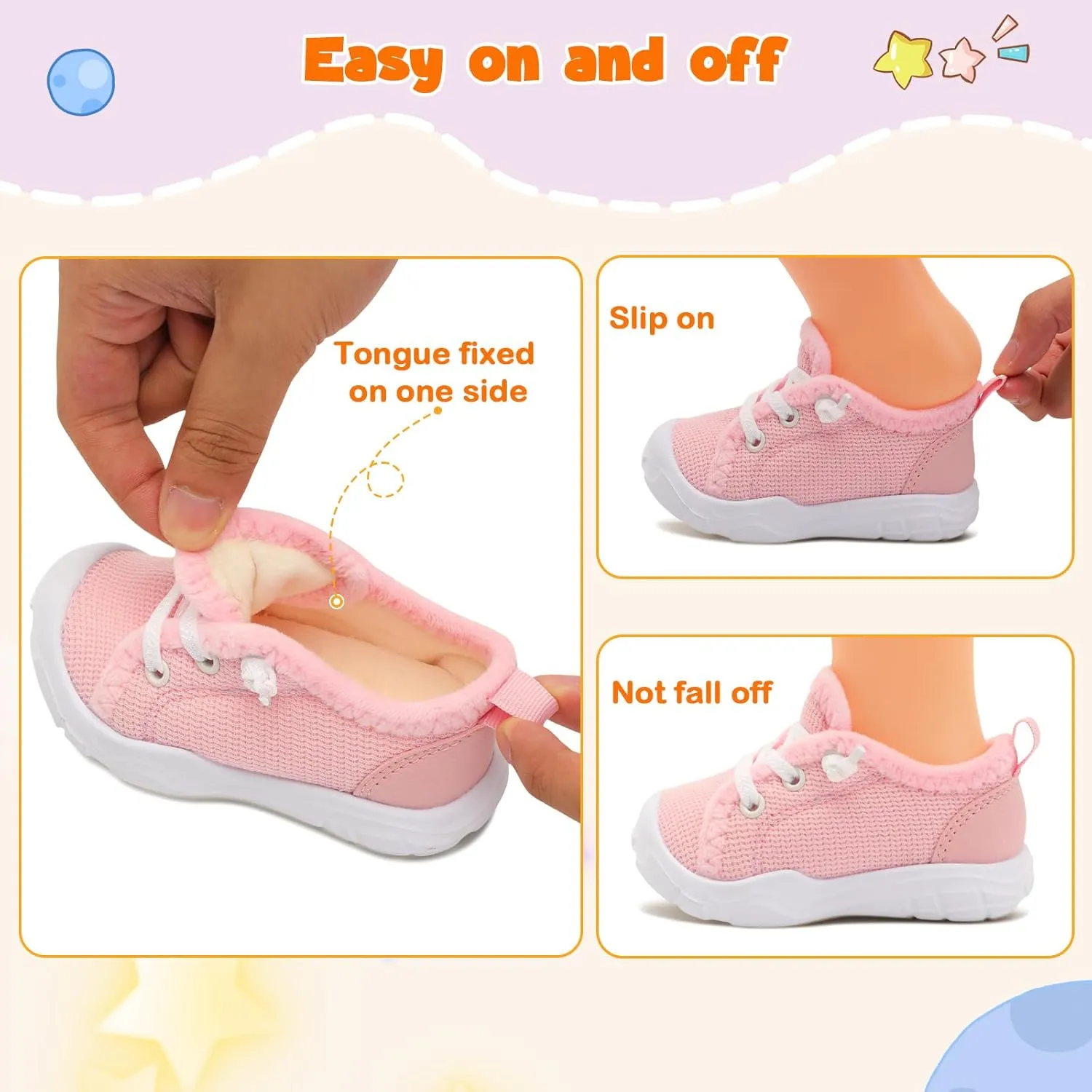 FEETCITY Wide Boys & Girls Winter Shoes - Barefoot & Walking Shoes, Slip On, Tennis Design