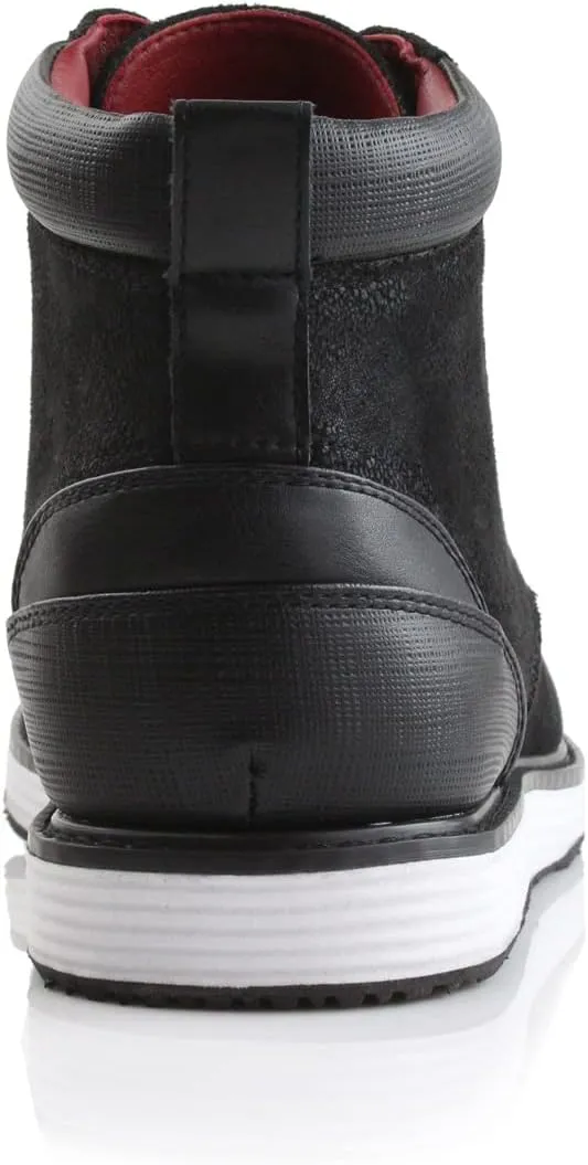 Ferro Aldo Birt MFA506027 Mens Memory Foam Casual Mid-Top Sneaker Desert Vegan Leather Chukka Boots